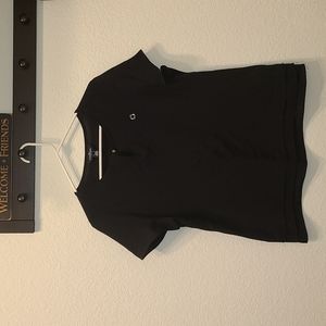 Chase Bank Lands' End short sleeve blouse